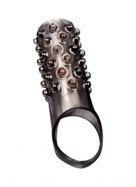 Дымчатая насадка на пенис с выпуклостями - 12 см. - Sex Expert - в Реутове купить с доставкой