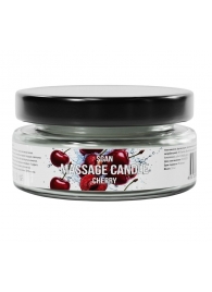 Массажная свеча «Спелая вишня» - 50 мл. - SGAN - купить с доставкой в Реутове