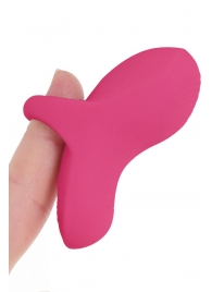 Розовый сенсорный вибромассажёр на палец Fuzu Sensa - Fuzu