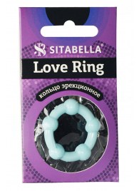 Цветное эрекционное кольцо Love Ring с бусинами - Sitabella - в Реутове купить с доставкой