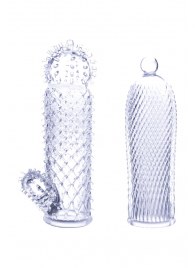 Набор из 2 прозрачных насадок на член Seductive Tickler Sleeves - NMC - в Реутове купить с доставкой