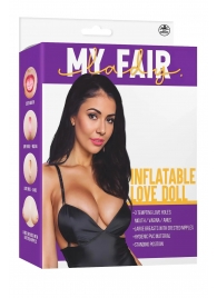 Телесная надувная секс-кукла с 3 любовными отверстиями - NMC - в Реутове купить с доставкой