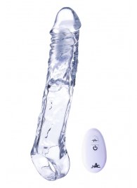 Прозрачная насадка-удлинитель Length Enhancer With Bullet с подхватом - 22,3 см. - NMC - в Реутове купить с доставкой