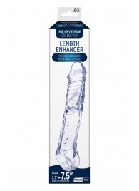 Прозрачная насадка-удлинитель Length Enhancer с подхватом - 22,3 см. - NMC - в Реутове купить с доставкой