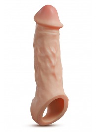 Телесная насадка-удлинитель Intrepid 9.25 Inch Realistic Penis Extender Sleeve - 23,5 см. - Blush Novelties - в Реутове купить с доставкой