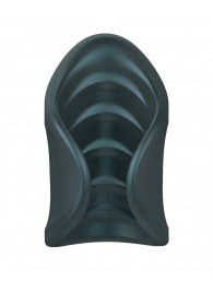 Серый сквозной мастурбатор с вибрацией Manwan Starter - Manwan - в Реутове купить с доставкой