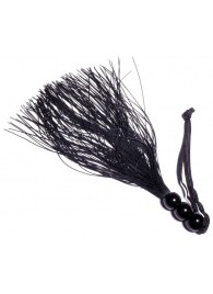 Черная силиконовая плетка - 25,4 см. - Boys of Toys - купить с доставкой в Реутове