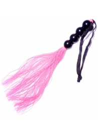 Розовая силиконовая плеть - 35,5 см. - Boys of Toys - купить с доставкой в Реутове