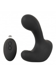 Черная анальная вибропробка с функцией расширения RC Butt Plug with 3 functions - Orion - в Реутове купить с доставкой