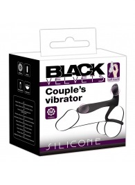 Черная насадка на член с вибрацией Couple’s Vibrator - Orion - в Реутове купить с доставкой