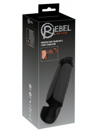 Черный вибромастурбатор с трехточечной стимуляцией Penis Trainer with 3 Point Stimulation - Orion - в Реутове купить с доставкой