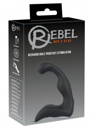 Черный перезаряжаемый стимулятор простаты с вибрацией - 14,6 см. - Orion - в Реутове купить с доставкой