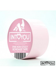 Розовый скотч для фиксации Non-Sticky Bondage Tape - 15 м. - Intoyou - купить с доставкой в Реутове