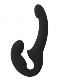 Черный безремневой страпон Share Lite - Fun Factory - купить с доставкой в Реутове