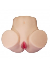 Телесный мастурбатор Julia с 2 любовными каналами - Baile - в Реутове купить с доставкой