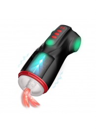 Интерактивный мастурбатор Raven с вакуумом, вибрацией и подсветкой - Shots Media BV - в Реутове купить с доставкой