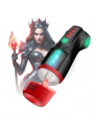 Интерактивный мастурбатор Raven с вакуумом, вибрацией и подсветкой - Shots Media BV - в Реутове купить с доставкой