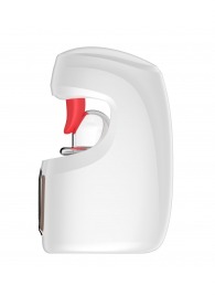 Белый мастурбатор с язычком и возвратно-поступательными движениями - Secwell - в Реутове купить с доставкой