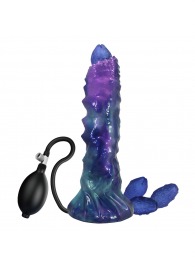 Фиолетовый яйцеродящий фаллоимитатор Duskwalker Sentinal на присоске - 22,4 см. - Baile - купить с доставкой в Реутове