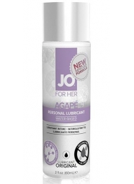 Лубрикант на водной основе для женщин JO AGAPE LUBRICANT ORIGINAL - 60 мл. - System JO - купить с доставкой в Реутове