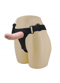 Реалистичный страпон-фаллоимитатор на трусиках Ultra Passionate Harness - 15 см. - Baile - купить с доставкой в Реутове