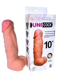 Фаллическая насадка Харнесс UNICOCK 10  - 25 см. - LOVETOY (А-Полимер) - купить с доставкой в Реутове