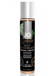 Лубрикант с ароматом мятного шоколада JO GELATO MINT CHOCOLATE - 30 мл. - System JO - купить с доставкой в Реутове
