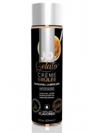 Лубрикант с ароматом крем-брюле JO GELATO CREME BRULEE - 120 мл. - System JO - купить с доставкой в Реутове