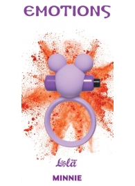 Сиреневое эрекционное виброколечко Emotions Minnie - Lola Games - в Реутове купить с доставкой
