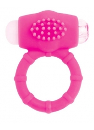 Розовое эрекционное виброкольцо A-toys - A-toys - в Реутове купить с доставкой
