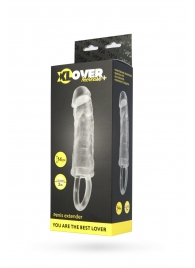 Прозрачная насадка с петлёй для фиксации - 14 см. - ToyFa - в Реутове купить с доставкой