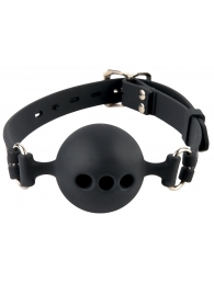 Силиконовый кляп-шар с отверстиями для дыхания Silicone Breathable Ball Gag Small - Pipedream - купить с доставкой в Реутове