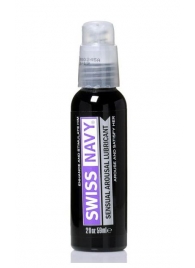 Возбуждающий гель-лубрикант на водной основе Sensual Arousal Lubricant - 59 мл. - Swiss navy - купить с доставкой в Реутове