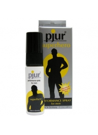 Пролонгирующий мужской спрей pjur SUPERHERO spray - 20 мл. - Pjur - купить с доставкой в Реутове