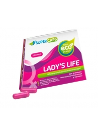 Возбуждающие капсулы Ladys Life - 14 капсул (0,35 гр.) - SuperCaps - купить с доставкой в Реутове