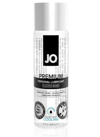 Охлаждающий лубрикант на силиконовой основе JO Personal Premium Lubricant Cooling - 60 мл. - System JO - купить с доставкой в Реутове