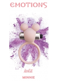 Розовое эрекционное виброколечко Emotions Minnie Light pink - Lola Games - в Реутове купить с доставкой