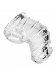 Насадка для ограничения эрекции Detained Soft Body Chastity Cage - XR Brands - купить с доставкой в Реутове