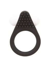 Чёрное эрекционное кольцо LIT-UP SILICONE STIMU RING 1 BLACK - Dream Toys - в Реутове купить с доставкой