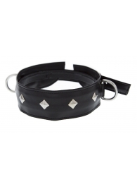 Полиуретановый ошейник с пуклями и D-кольцами Collar with Studs - Blush Novelties - купить с доставкой в Реутове