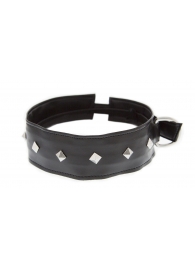 Полиуретановый ошейник с пуклями Collar with Studs - Blush Novelties - купить с доставкой в Реутове