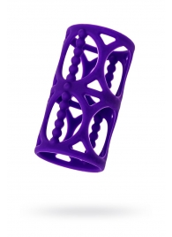 Фиолетовая насадка-сетка на член - A-toys - в Реутове купить с доставкой