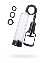 Вакуумная помпа A-toys с уплотнителем и эрекционными кольцами - A-toys - в Реутове купить с доставкой