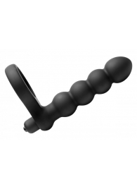 Насадка для двойного проникновения Double Fun Cock Ring with Double Penetration Vibe - XR Brands - в Реутове купить с доставкой