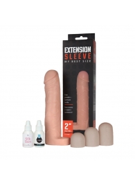 Насадка-удлинитель Extension sleeve с подхватом мошонки - 19 см. - Sitabella - в Реутове купить с доставкой