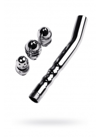 Металлический анальный душ с тремя насадками - ToyFa - купить с доставкой в Реутове