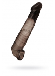 Чёрная насадка на пенис - 22,5 см. - ToyFa - в Реутове купить с доставкой