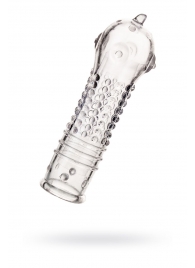 Прозрачная закрытая насадка на пенис TOYFA A-Toys - 14,7 см. - A-toys - в Реутове купить с доставкой