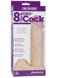 Ультрареалистичная насадка для трусиков Vac-U-Lock 8  ULTRASKYN Cock - 20,57 см. - Doc Johnson - купить с доставкой в Реутове