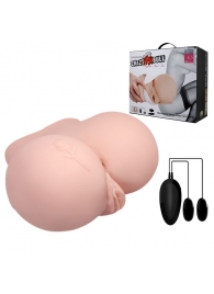 Вагина и анус с вибрацией CrazyBull Vagina and Ass - Baile - в Реутове купить с доставкой